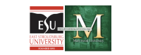 School logos for East Stroudsburg University (left) and Marywood University New Articulation Agreement Signed